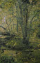 Bord de l'orbize 11, 2025, huile sur toile, 130 cm x 195 cm