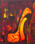 Walking on high heels (40x50)