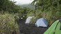 Vanuatu. Unser Basecamp in der Caldera. Hier wurden wir von unseren Freunden nach besten Kräften verwöhnt.