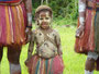 Papua Neuguinea. Provinz East Sepik. Besuch im Dorf Kambaramba. Hier wird von den Stämmen der Krokodilkult gepflegt. So bleiben die Menschen mit ihren Ahnen in Kontakt. Die Verstorbenen werden, dem Glauben nach, als Krokodil wiedergeboren. 