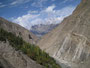 Pakistan. Das Hunzaland. Fahrt von Karimabad nach Hopar. 