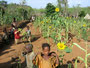 Äthiopien. Der Süden. Das Gebiet des Konso-Stammes. Dorfbesuch.