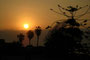Chile. Sonnenuntergang in Arica.