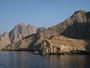 Oman. Die Halbinsel Musandam liegt am Persischen Golf direkt an der Straße von Hormuz.