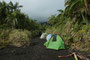 Vanuatu. Unser Basecamp in der Caldera. Hier wurden wir von unseren Freunden nach besten Kräften verwöhnt.