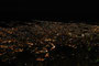 Bolivien. Die Hauptstadt La Paz. Von der Oberstadt El Alto hat man nachts einen einzigartigen Blick auf das Lichtermeer der Stadt.
