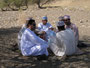 Oman. Verdiente Mittagspause im Schatten.