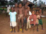 Sierra Leone. Dorfbesuch auf dem Land.