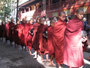 Myanmar. In der Stadt Mandalay. Besuch in einem der vielen Mönchskloster.