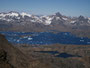 Grönland. An der Ostküste bei Tasiilaq. Blick auf den Kong Oskar Fjord und den Polarstrom.