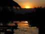Myanmar. Der Inle-See. Sonnenuntergang.