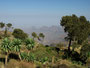 Äthiopien. Der Norden. Der Simien-Nationalpark. Hier befinden wir uns auf dem "Dach von Afrika". Viele Gipfel des Simien-Gebirges erreichen 4.000 m Höhe.