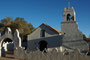 Chile. Das Dorf San Pedro de Atacama mit seiner berühmten Kirche.