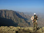 Äthiopien. Der Norden. Der Simien-Nationalpark. Hier befinden wir uns auf dem "Dach von Afrika". Viele Gipfel des Simien-Gebirges erreichen 4.000 m Höhe.