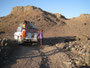 Djibouti. Fahrt zum Abbe-See. Die Tankstelle fährt immer mit.