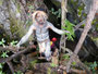 Papua Neuguinea. Provinz Eastern Highlands. Am Berg Mt.Gurupoka. Die heilige Höhle des Dorfes. Hier wurden früher Tiere und Menschen den Göttern geopfert.