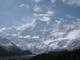 Pakistan. Blick von der Märchenwiese auf den Nanga Parbat. Der Nanga Parbat ist mit 8.126 Metern Höhe der neunthöchste Berg der Erde. Viele deutsche Bergsteiger, darunter Reinhold Messners Bruder verloren hier am "Killerberg" ihr Leben.