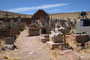 Bolivien. Das Bergbauzentrum von San Vicente. Hier befindet sich das Grab der legendären Revolverhelden Butch Cassidy und Sundance Kid, die im Jahre 1908 von bolivianischen Truppen erschossen wurden.