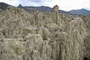 Bolivien. In der Nähe der Hauptstadt La Paz liegt das Valle de la Luna - Das Mondtal. Hier entstanden durch die Erosion phantastische Sandsteinformationen.