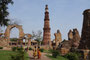 Indien. Hauptstadt Dehli. Das Qutb Minar ist ein Sieges- und Wachturm sowie Minarett. Es zählt mit seinen 72 m immer noch zu den höchsten Turmbauten der islamischen Welt.