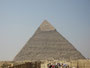 Ägypten. Hauptstadt Kairo. Die Pyramiden von Gizeh. Die Chephrenpyramide.
