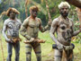 Papua Neuguinea. Provinz Eastern Highlands. Am Berg Mt.Gurupoka. Mit dem Geistertanz bittet man die Götter um ein fruchtbares Jahr.