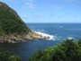 Südafrika. Der Tsitsikamma Nationalpark. Der Park wurde 1964 ins Leben gerufen und liegt als 80 Kilometer langer Küstenstreifen zwischen Nature's Valley und der Mündung des Storms River.