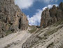 Südtirol. Dolomiten. Der Rosengarten.