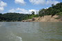 Mexico. Bootstour nach Yaxchilán. Der Usumacinta-Fluss bildet die natürliche Grenze zwischen Mexico und Guatemala.