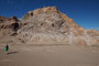 Chile. Das Valle de la Luna, das "Mondtal" in der Atacama. Die Atacamawüste ist eine der trockensten Landschaften der Erde. Es gibt hier Orte, an denen jahrzehntelang kein Regen registriert wurde.
