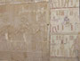 Ägypten. Wertvolle Steintafel mit uralten Hieroglyphen.