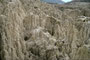 Bolivien. In der Nähe der Hauptstadt La Paz liegt das Valle de la Luna - Das Mondtal. Hier entstanden durch die Erosion phantastische Sandsteinformationen.
