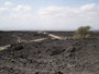 Expedition Danakil-Wüste. Fahrt durch das Lavafeld des Erta Ale.