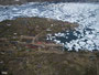 Grönland. Hubschrauberflug von Tasiilaq nach Kulusuk. In Kulusuk leben etwa 300 Menschen.