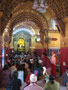 Myanmar. In der Stadt Mandalay. Besuch der Mahamyat Muni Pagode. Im Zentrum des Tempels thront der goldbeladene Mahamuni-Buddha. Er ist das Nationalheiligtum der Einheimischen. Bisher wurden von den Pilgern etwa 225 kg Blattgold an den Budhha geklebt.