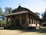 Äthiopien. Der Norden. Die alte Kaiserstadt Gondar. Die Debre-Berhan-Selassie-Kirche zählt mit ihren Wandmalereien zu den wertvollsten Gotteshäusern in ganz Äthiopien.