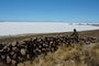 Bolivien. Das Dorf Coquesa liegt direkt am Salar de Uyuni, dem größten Salzsee unserer Erde.