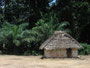 Liberia. Fahrt durch den liberianischen Dschungel nach Gbarnga. Dorfbesuch.
