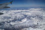 Chile. Flug über die Anden nach Calama.