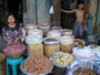 Myanmar. Hauptstadt Yangon. Marktbesuch.
