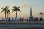 Mexico. Abendstimmung an der Uferpromenade von Campeche.