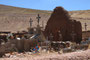 Bolivien. Das Bergbauzentrum von San Vicente. Hier befindet sich das Grab der legendären Revolverhelden Butch Cassidy und Sundance Kid, die im Jahre 1908 von bolivianischen Truppen erschossen wurden.