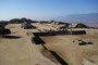 Mexico. Die grandiose Ruinenanlage Monte Albán liegt ca. 2.000 m über dem Meeresspiegel auf einer künstlich abgeflachten Bergkuppe und war das religiöse Zentrum der Zapoteken, später der Mixteken. Seine Blütezeit lag zwischen 300 und 900 n. Chr.