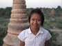 Myanmar. Das Dorf Alt-Bagan. Portrait.