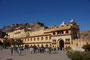 Indien. Das Amber Fort. Der gewaltige Festungspalast wurde 1592 auf Befehl von Raja Man Singh I. auf den Fundamenten älterer Burganlagen aus dem 11. Jahrhundert errichtet. 