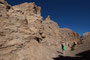 Chile. Das Valle de la Luna, das "Mondtal" in der Atacama. Die Atacamawüste ist eine der trockensten Landschaften der Erde. Es gibt hier Orte, an denen jahrzehntelang kein Regen registriert wurde.