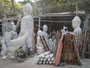 Myanmar. In der Stadt Mandalay. Das Handwerkerviertel. Hier werden Buddhafiguren aus feinem Marmor hergestellt.
