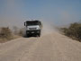 Djibouti. Fahrt über staubige Pisten an den Golf von Tadjoura.