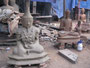 Myanmar. Manufaktur für Bronze-Buddhas.