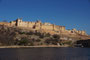 Indien. Das Amber Fort. Der gewaltige Festungspalast wurde 1592 auf Befehl von Raja Man Singh I. auf den Fundamenten älterer Burganlagen aus dem 11. Jahrhundert errichtet. 